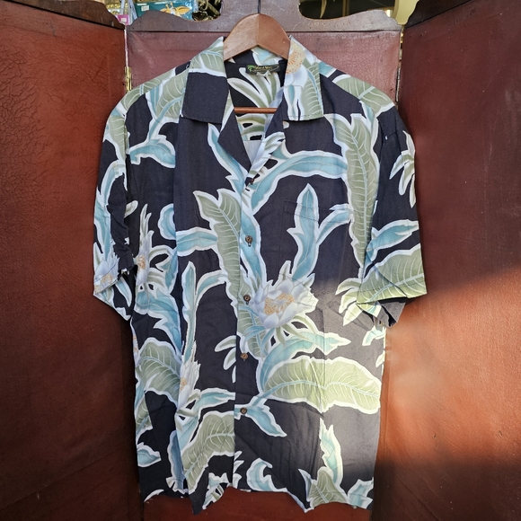 Vtg Island Wear Hawaiian Shirt Made in Hawaii Men's Size L - Picture 1 of 4